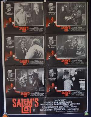 Salem&#039;s Lot Poster Original Australian Photosheet 1979 David Soul Tobe Hooper
