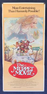 The Muppet Movie Poster Original Daybill 1979 Kermit Miss Piggy