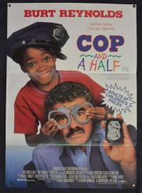 Cop And A Half Movie Poster Original Mini-Daybill 1992 Burt Reynolds
