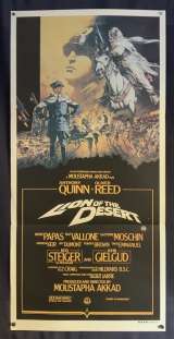 Lion Of The Desert Poster Original Daybill 1981 Anthony Quinn Oliver Reed