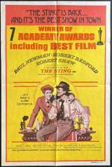 The Sting Poster One Sheet Original 1977 Re-Issue Newman Redford
