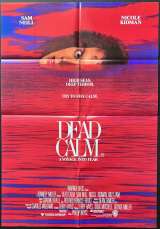 Dead Calm Poster One Sheet Original 1989 Nicole Kidman Sam Neill
