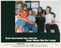 Every Which Way But Loose Lobby Card 8 11x14 USA Original 1978