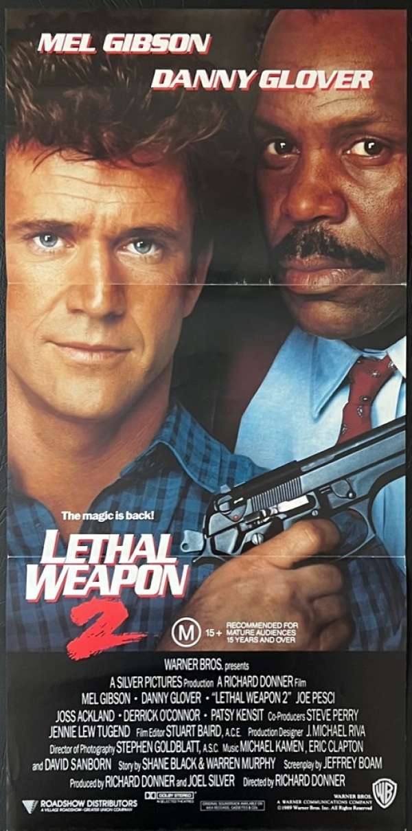 LETHAL WEAPON 4 1998 Original DS 2 Sided 27x40 US Movie Poster Mel Gibson Glover 