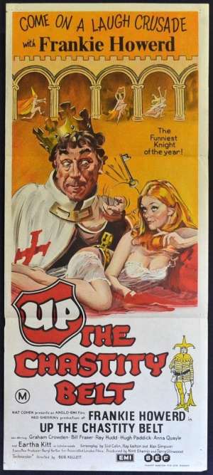 Up The Chasity Belt Poster Original Daybill 1971 Frankie Howerd Eartha Kitt