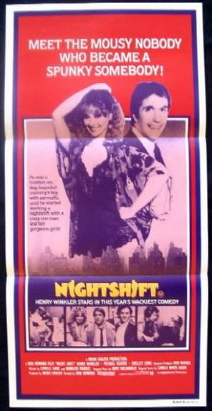 Nightshift Daybill Movie poster Henry Wrinkler