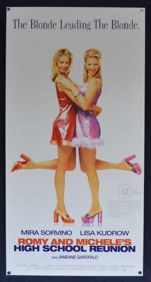 Romy And Michelle&#039;s High School Reunion Poster Original Daybill 1997 Lisa Kudrow