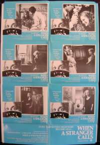 When A Stranger Calls Poster Original Photosheet 1979 Carol Kane Charles Durning