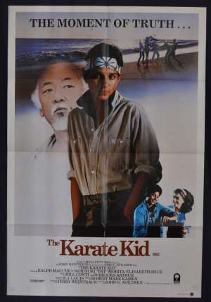 The Karate Kid Poster Original One Sheet Style A 1984 Ralph Macchio