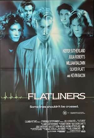 Flatliners Poster Original One Sheet 1990 Kiefer Sutherland Alvin Art