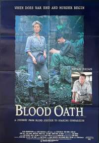 Blood Oath Poster Original One Sheet 1990 aka Prisoners of the Sun