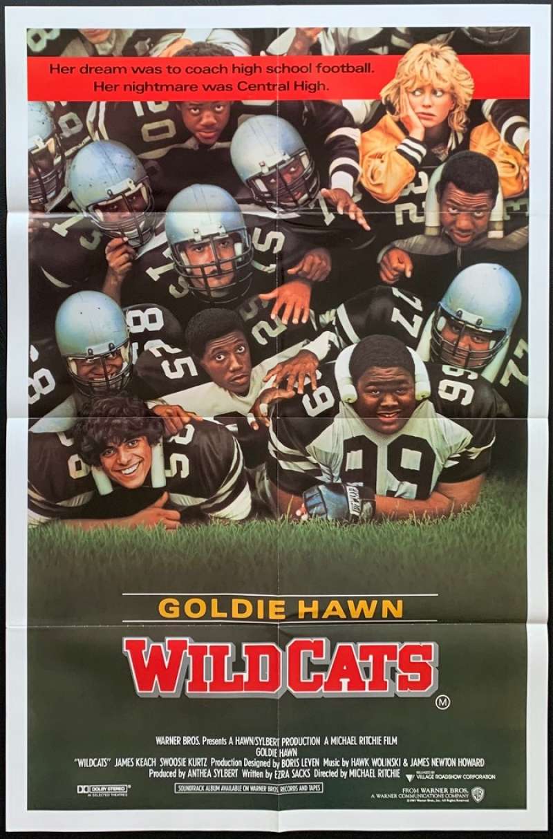 All About Movies - Wildcats Movie Poster Original One Sheet Goldie Hawn