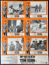 Tom Horn Movie Poster Original Photosheet 1980 Steve McQueen