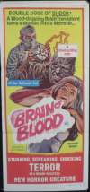 Brain of Blood Daybill movie poster