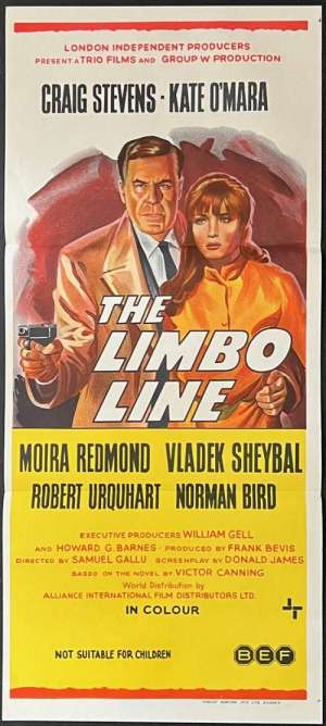 The Limbo Line Poster Original Daybill 1968 Craig Stevens Spy KGB