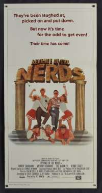Revenge Of The Nerds Poster Original Daybill 1984 Anthony Edwards Robert Carradine