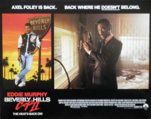 Beverly Hills Cop 2 1987 Lobby Card USA Eddie Murphy Brigitte Nielsen