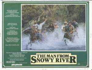 The Man From Snowy River Photosheet Lobby 6 Original 11x14 1982