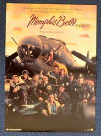 Memphis Belle 1990 Flyer movie poster B-17 Flying Fortress Matthew Modine