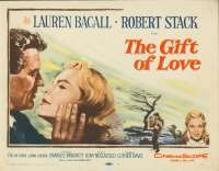 The Gift Of Love Lobby Card 1 USA 11x14 Original 1958 Lauren Bacall