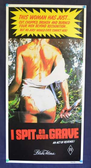 I Spit On Your Grave 1978 Australian Daybill Movie poster