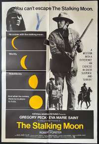 The Stalking Moon Poster One Sheet Rare 1968 Gregory Peck Western