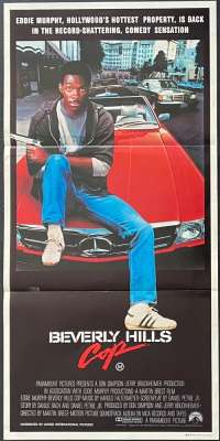 Beverly Hills Cop Poster Original Daybill 1984 Eddie Murphy Judge Reinhold