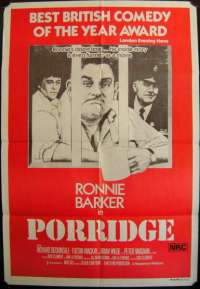 Porridge One Sheet Australian Movie poster