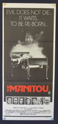 The Manitou Daybill Poster 1978 Tony Curtis Susan Strasberg