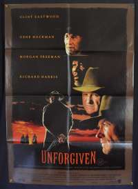 Unforgiven Poster Original One Sheet 1992 Clint Eastwood Western