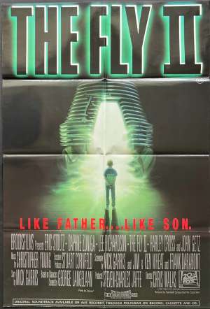 The Fly 2 Poster Original One Sheet 1989 Eric Stoltz Daphne Zuniga