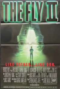 The Fly 2 Poster Original One Sheet 1989 Eric Stoltz Daphne Zuniga