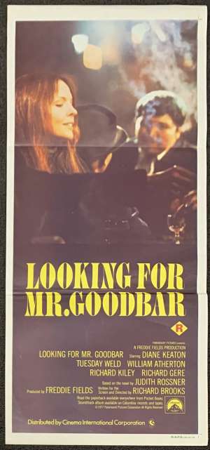 Looking For Mr. Goodbar Poster Original Daybill 1977 Diane Keaton Tuesday Weld