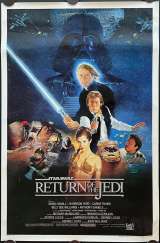 Return Of The Jedi Movie Poster Original One Sheet 1983 USA Style B