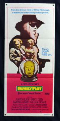Family Plot Poster Original Daybill 1976 Bruce Dern Karen Black Alfred Hitchcock
