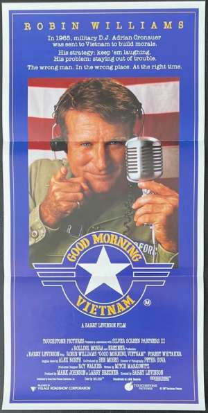 Good Morning Vietnam Poster Original Daybill 1987 Robin Williams Vietnam