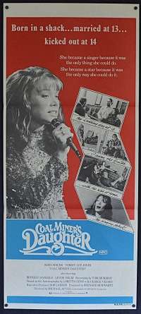 Coal Miner's Daughter Poster Original Daybill 1980 Sissy Spacek Loretta Lynn