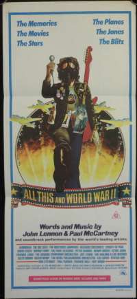 All This And World War II Two Poster Beatles Australian Daybill Movie poster