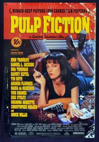 Pulp Fiction Movie Poster Original One Sheet USA Rolled Uma Thurman John Travolta