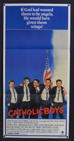Catholic Boys 1985 Daybill movie poster Heaven Help Us Andrew McCarthy