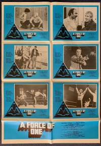 A Force Of One Poster Original Photosheet 1979 Chuck Norris Martial Arts