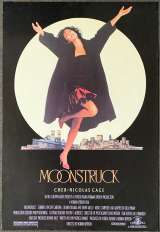 Moonstruck Movie Poster Original One Sheet Rolled 1987 Cher Nicolas Cage