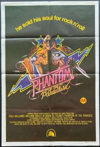 Phantom Of The Paradise Poster Original One Sheet 1974 Brian De Palmer