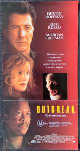 Outbreak Poster Original Daybill 1995 Dustin Hoffman Ebola Pandemic