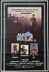Mad Max 2 Movie Poster Original One Sheet 1981 Mel Gibson Road Warrior