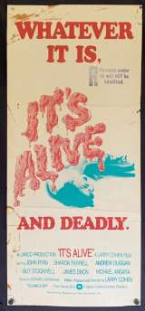 It's Alive Poster Original Daybill 1974 Horror John Ryan Mutant Baby