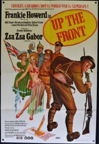 Up The Front Poster Original One Sheet 1972 Frankie Howerd Zsa Zsa Gabor Comedy