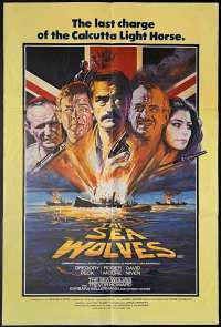 The Sea Wolves Poster Original One Sheet 1980 Gregory Peck Roger Moore