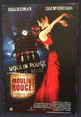 Moulin Rouge 2001 Daybill Movie Poster Nicole Kidman Ewan McGregor Baz Luhrmann
