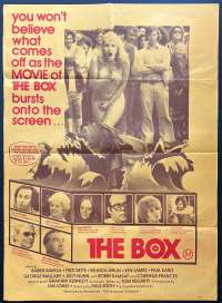 The Box Poster Original One Sheet Rare 1975 Sexy Marilyn Vernon